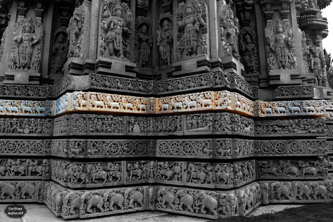 Makar Pattika Surrounding Somnathpura temple