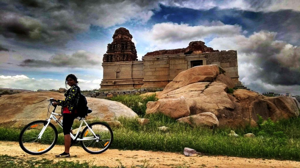 Bicycling in Hampi