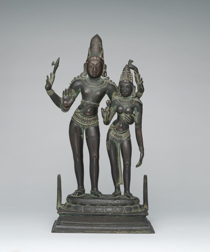 Parvati, Shiva holding a deer
