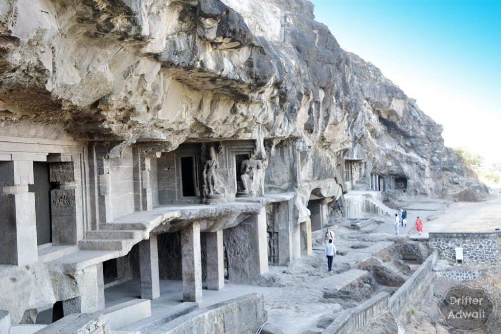 Now: Buddhist Caves of Ellora