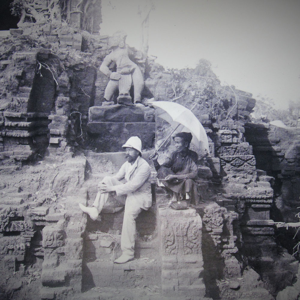 1903 Escavation of My Son Hindu Temples