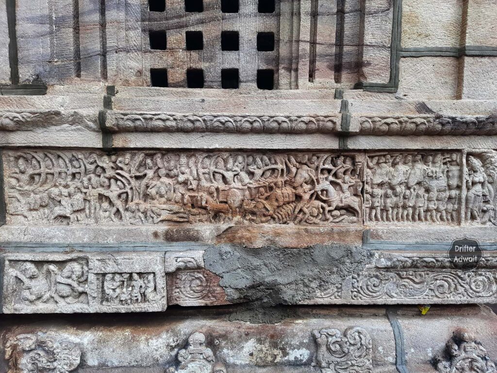Outer Wall, Mahakuteshwar Temple, Badami