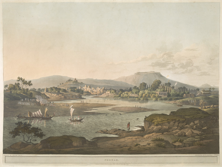 Pune in 1800 by Henry Salt
