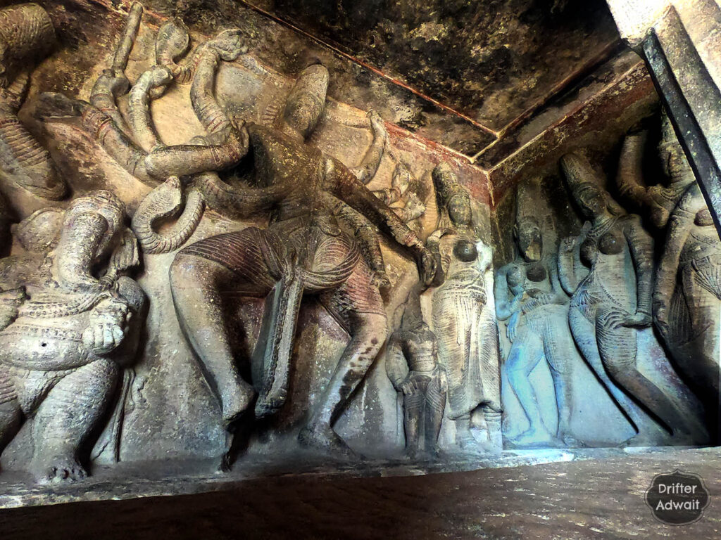 Mahadev with Sapta Matrikas, Ravanphadi Caves
