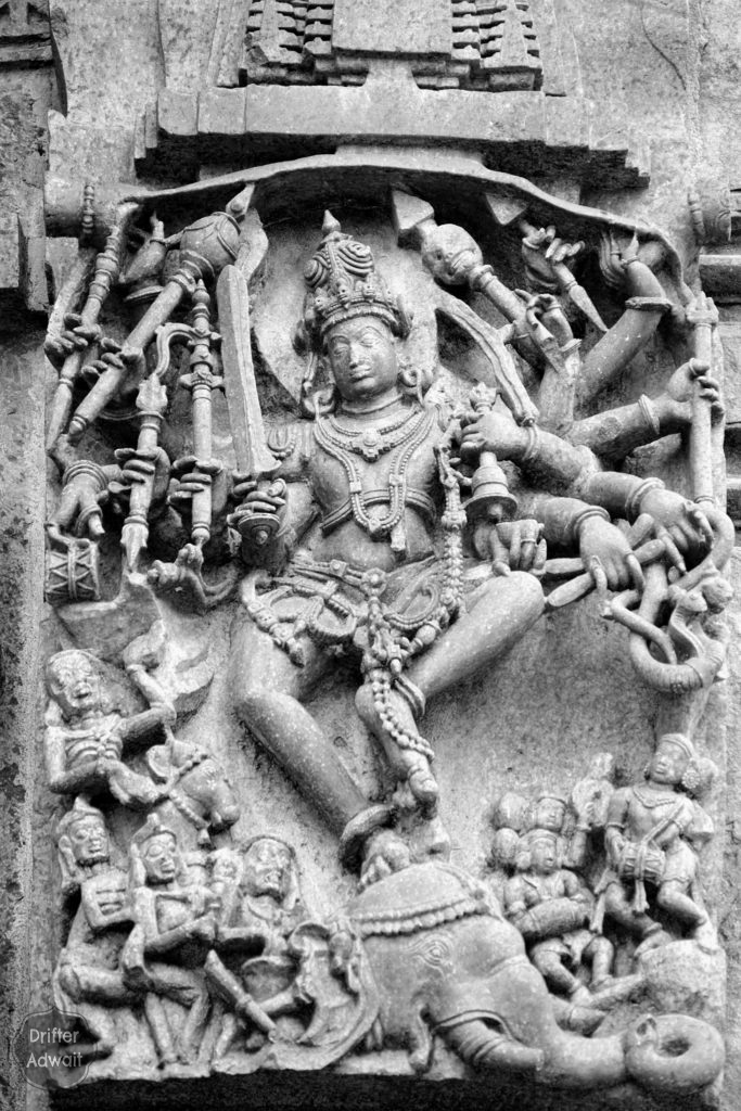chennakeshava temple belur Gajasur Samhara