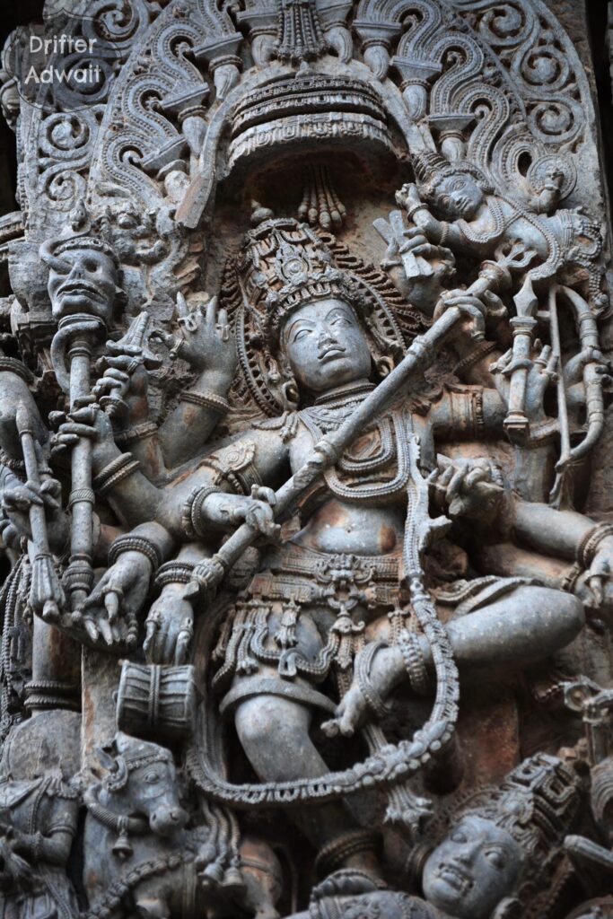 Andhakasur Vadh, Hoysaleshwara Temple