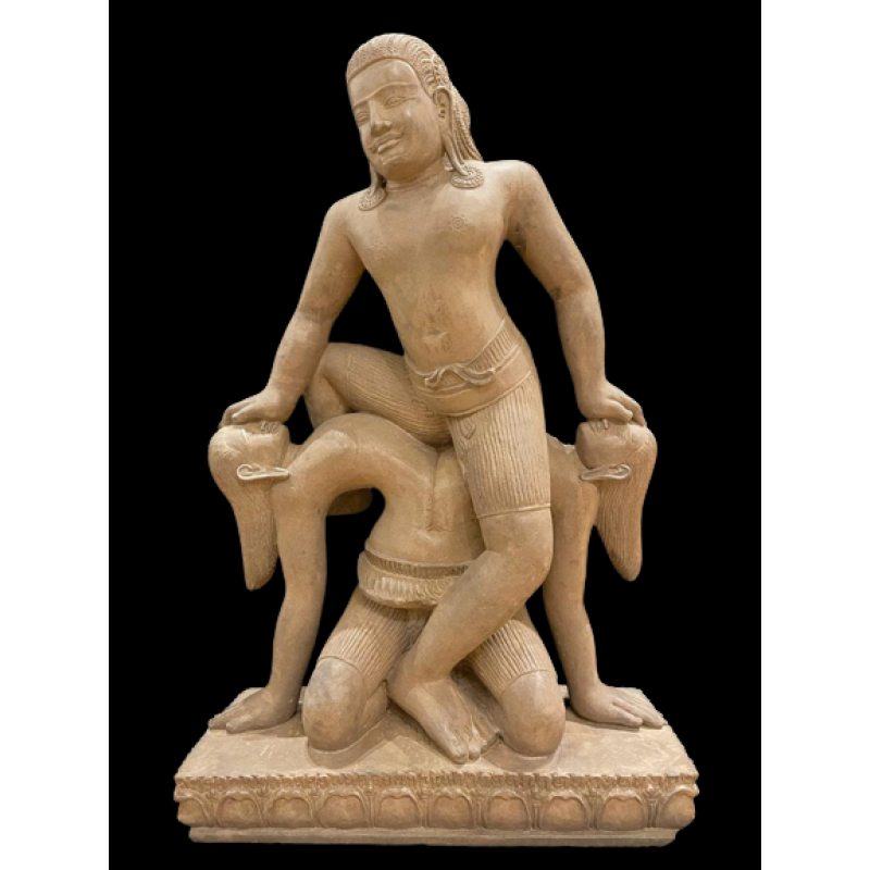 Bhima Killing Jarasandha
10th Century Cambodia
Shang Antique, Singapore.