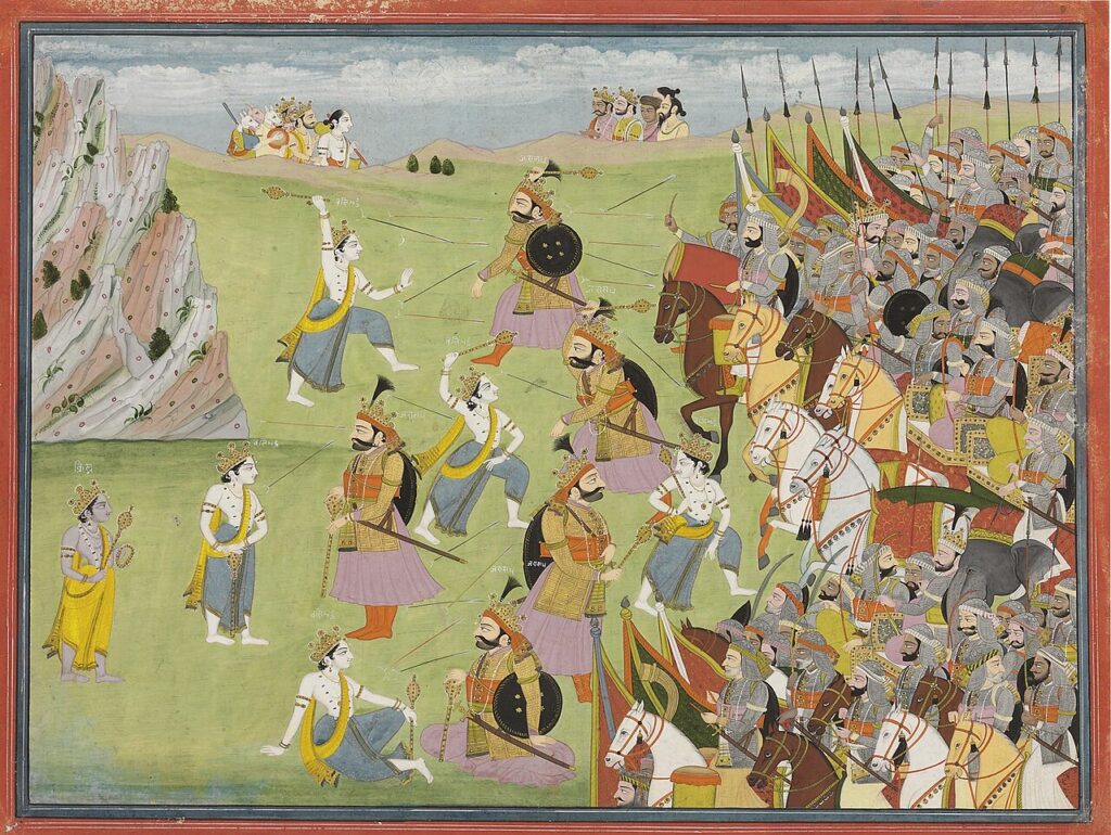 Balarama Fighting Jarasandha
Circa 1810.
Doris Wiener Gallery, New York