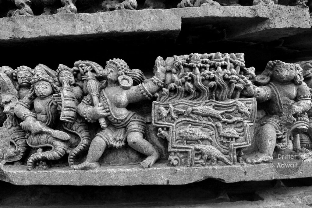 Bhima fighting with Naga soldiers