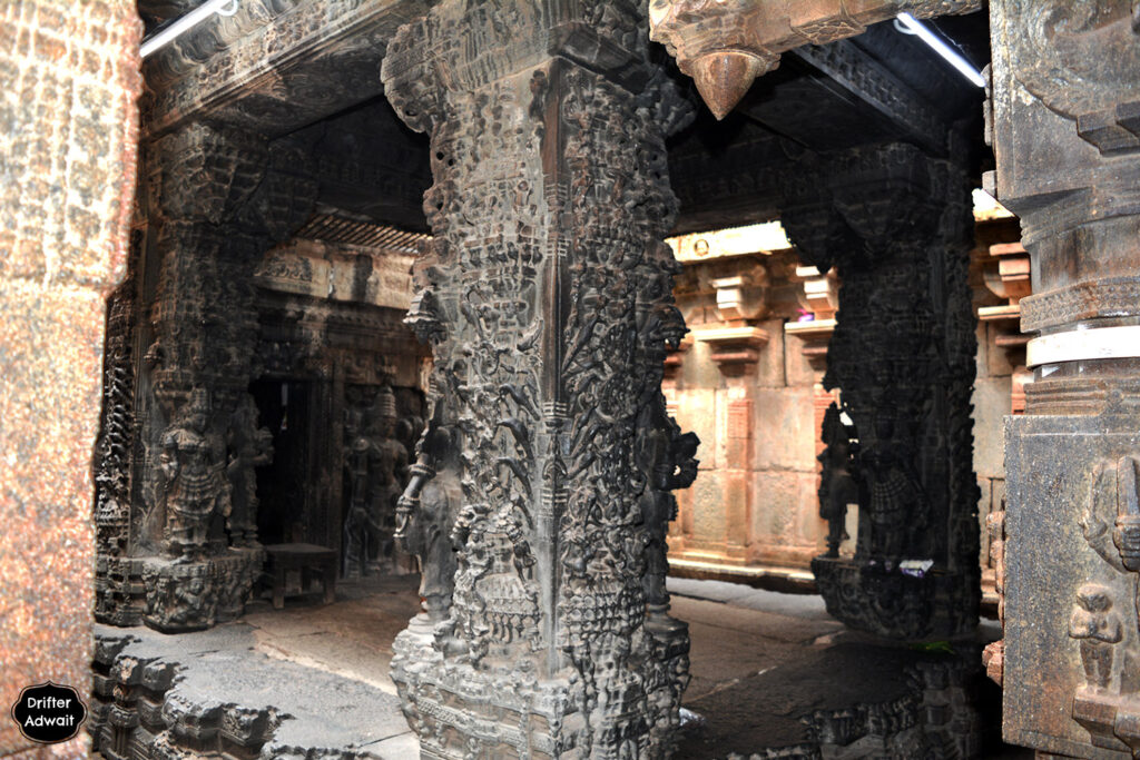 Kalyana Mandapa, Bhoga Nandishwara Temple, Nandi, Karnataka