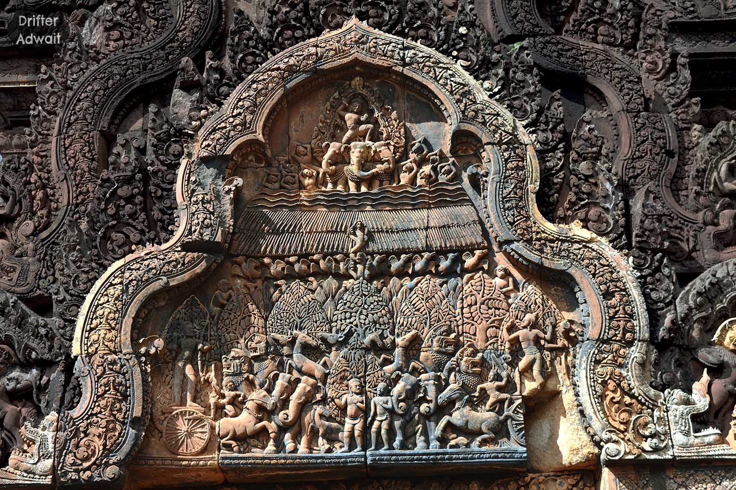 The Burning of the Khandava Forest: Mahabharata in Khmer Art
