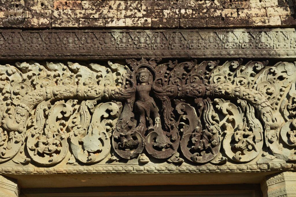 Lintel with Garuda Holding the Nagas, East Mebon