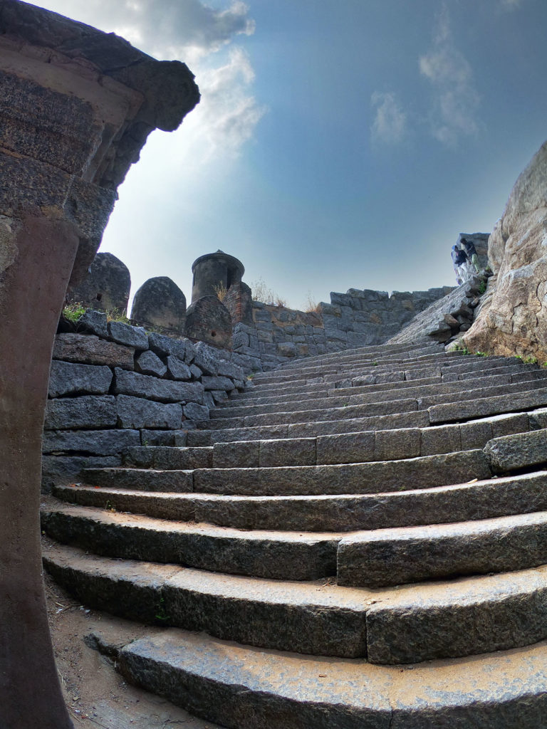 Gingee Fort staircase