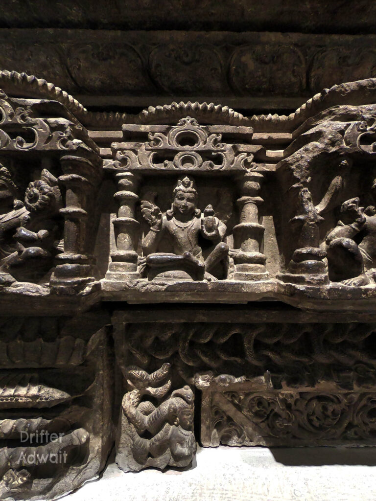 Chandra, Moon, Delhi Museum on temple Lintel, Pratihar Dynasty, 8th century, Rajasthan