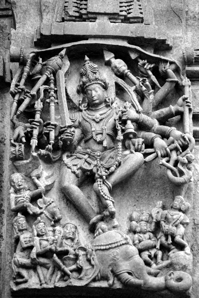 Gajasur Samhara at Belur Chennakeshava Temple
