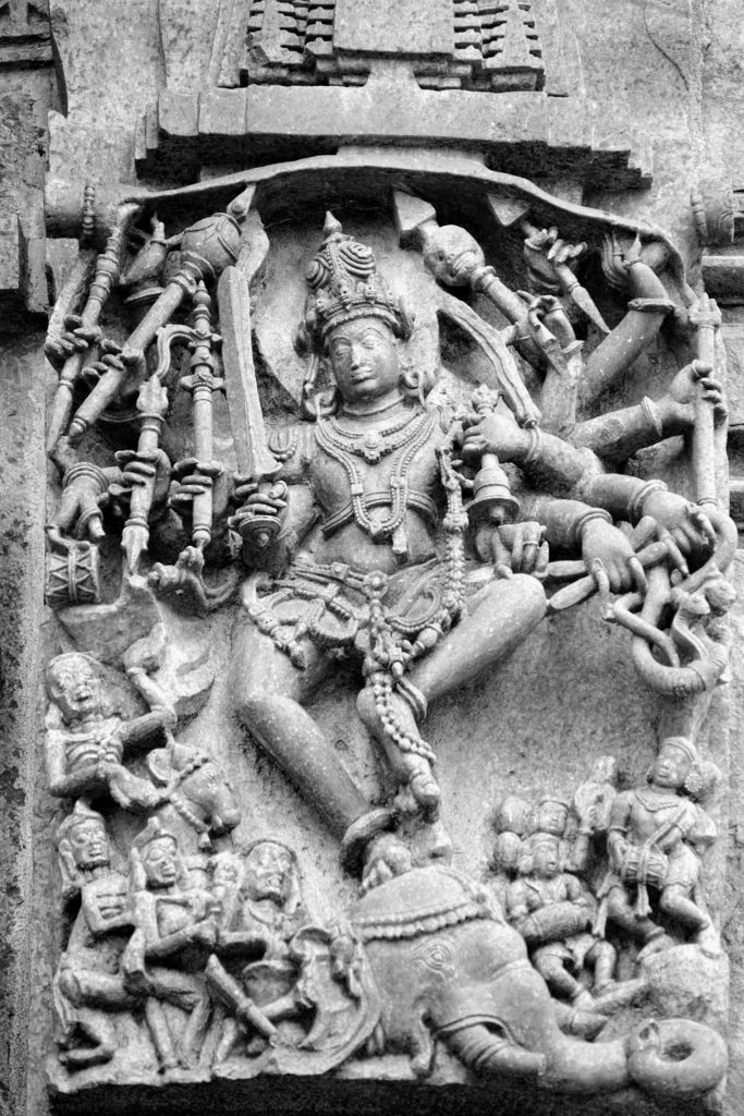 chennakeshava temple belur Gajasur Samhara