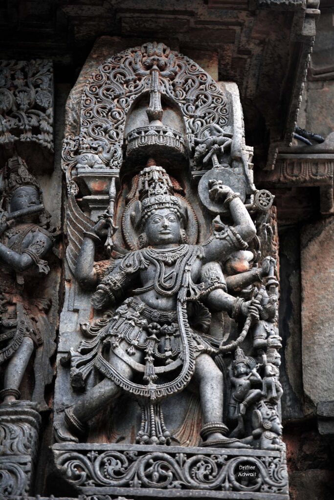 Four Handed Garuda, Brother of Arun, 11th century Halebidu, Karnataka