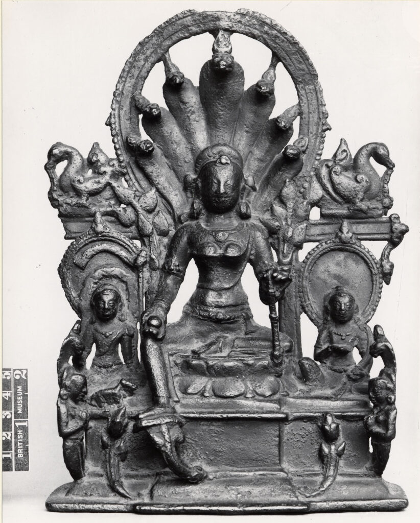 Manasa, 9th cent, bronze, British museum
