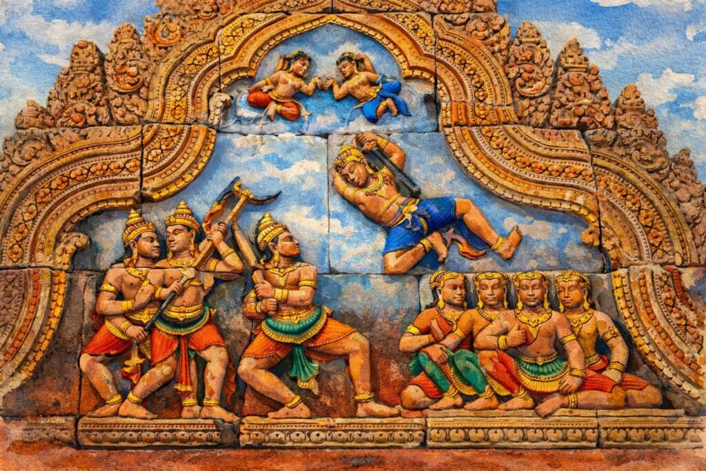 Bhima Duryodhana War, Re-Imagined with AI