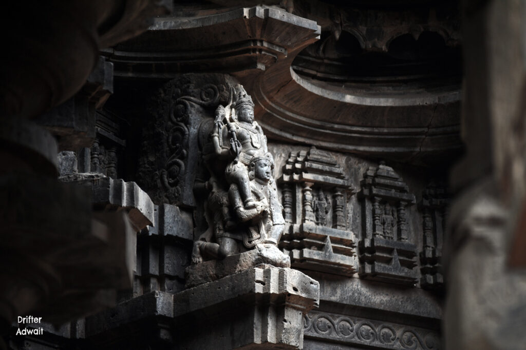 Vishnu On Garuda Kopeshwar Temple, Khidrapur, Maharashtra