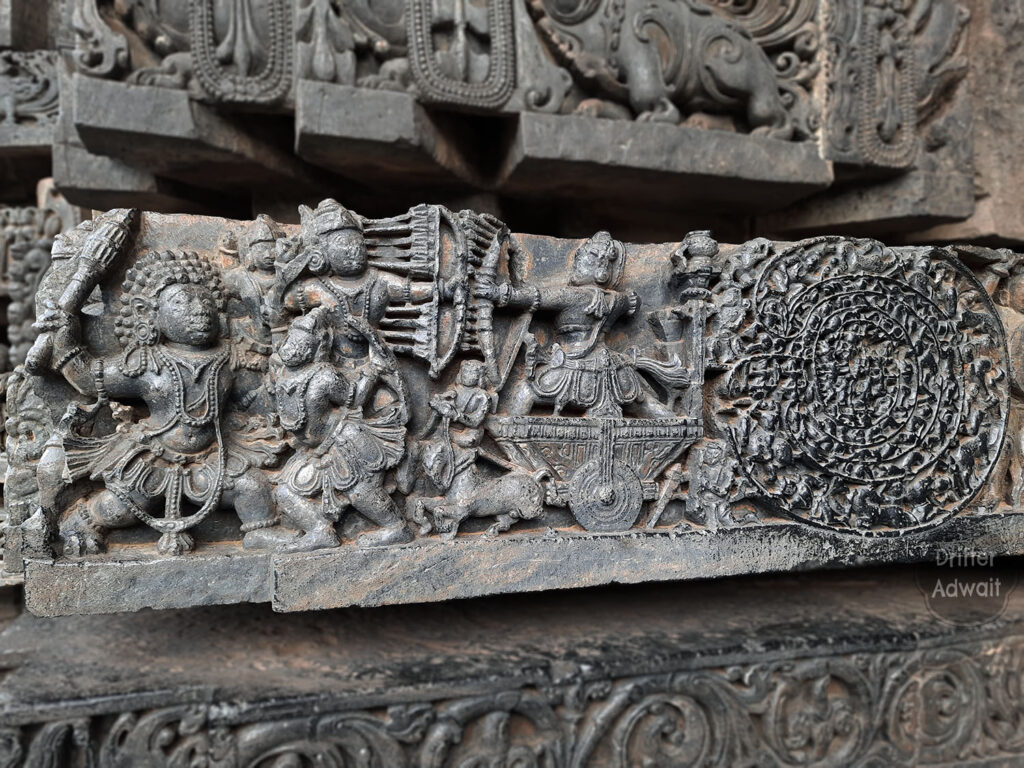 Chakravyuva, Hoysaleshwar temple, Halebidu